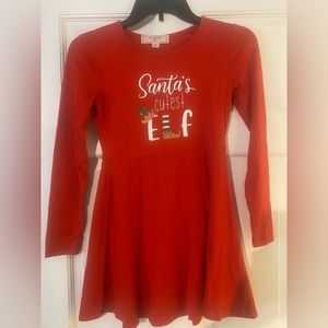 Girls long sleeved Christmas dress